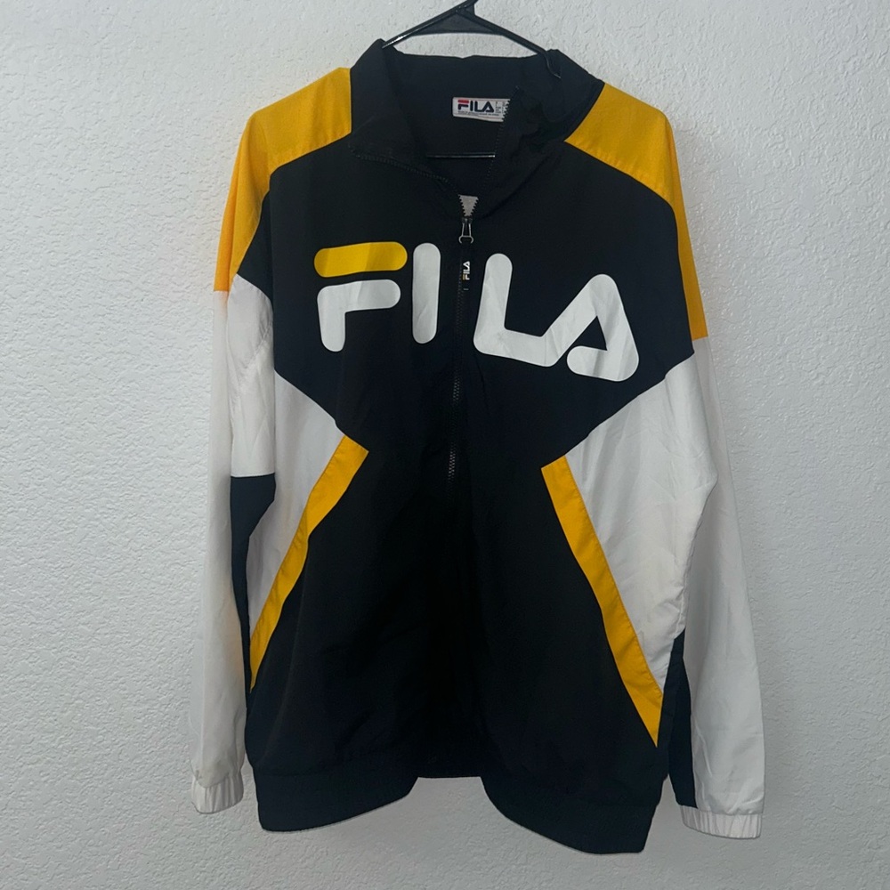 FILA Black and Yellow Jacket (size large)